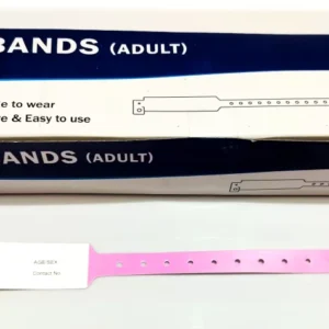PATIENT ID BAND FOR ADULT Men & Women Wrist Band